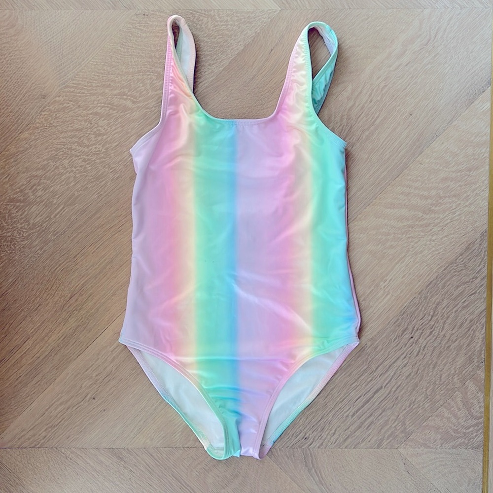 Stella Cove Rainbow Tank swimsuit size 10yrs NWT